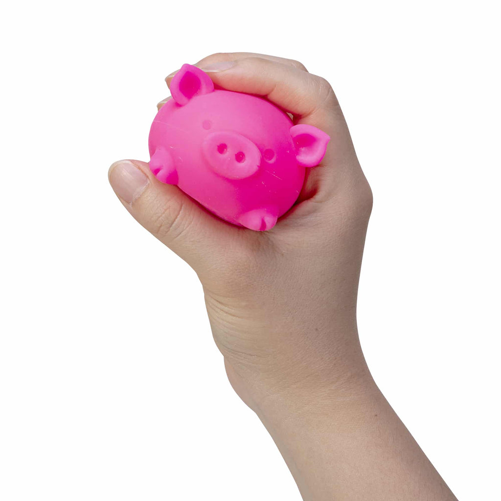 NeeDoh Dig it Pig - Pink Hands Squeeze
