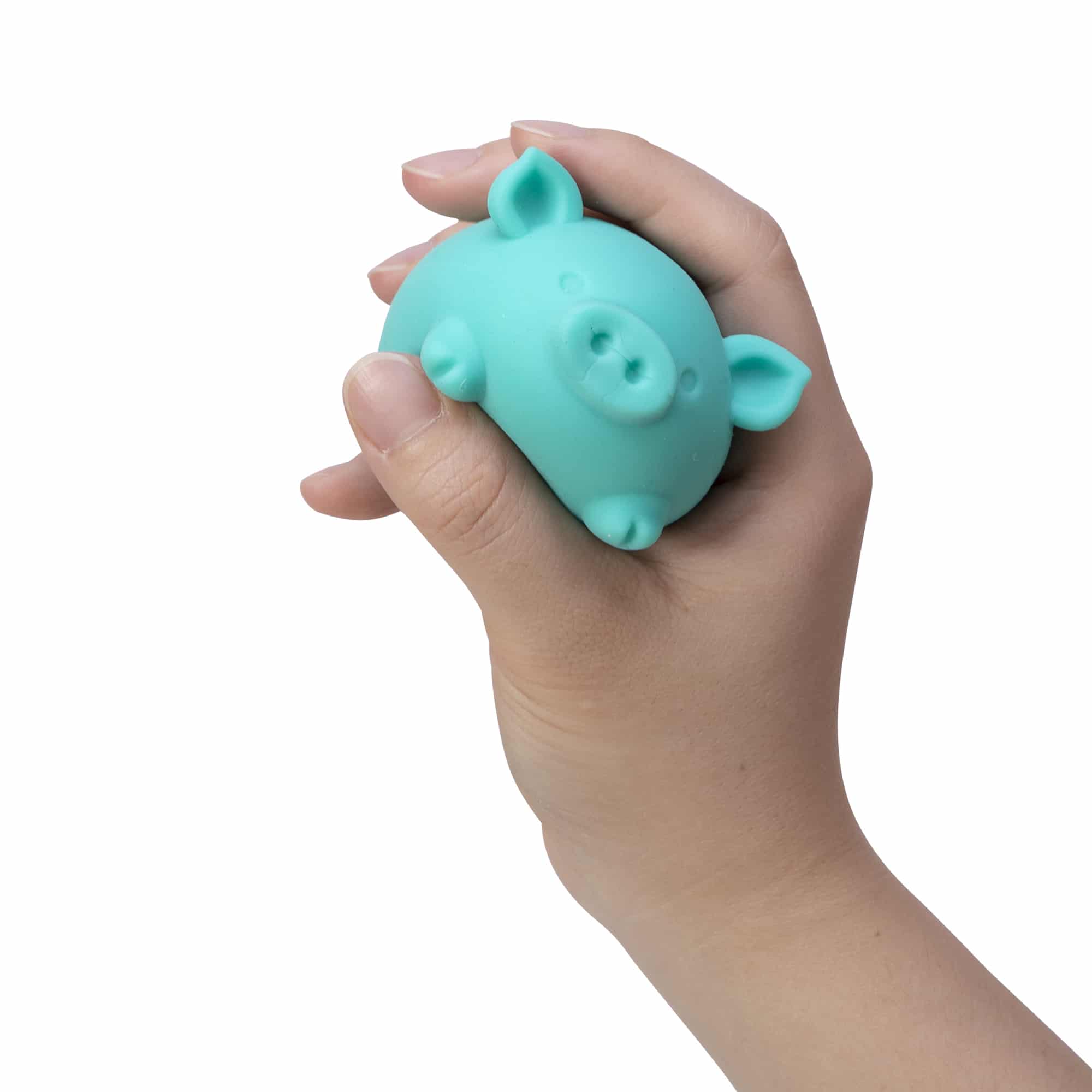 NeeDoh Dig it Pig - Teal Hands Squeeze